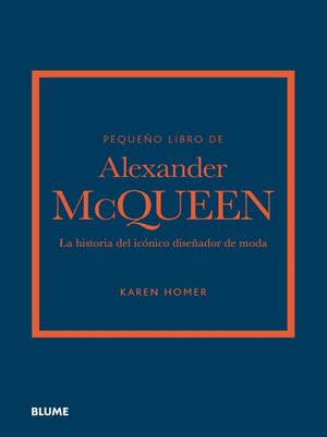 cover image of Pequeño libro de Alexander McQueen